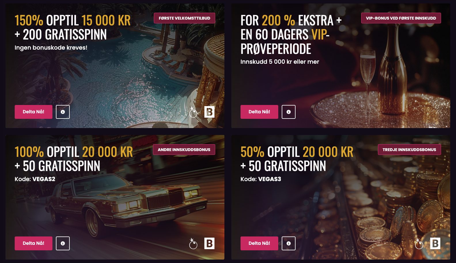 VegasNow bonus